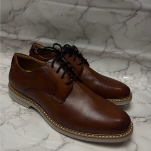 Men's Florsheim Norwalk Elegant Tan Leather Oxfords US Size 11,5